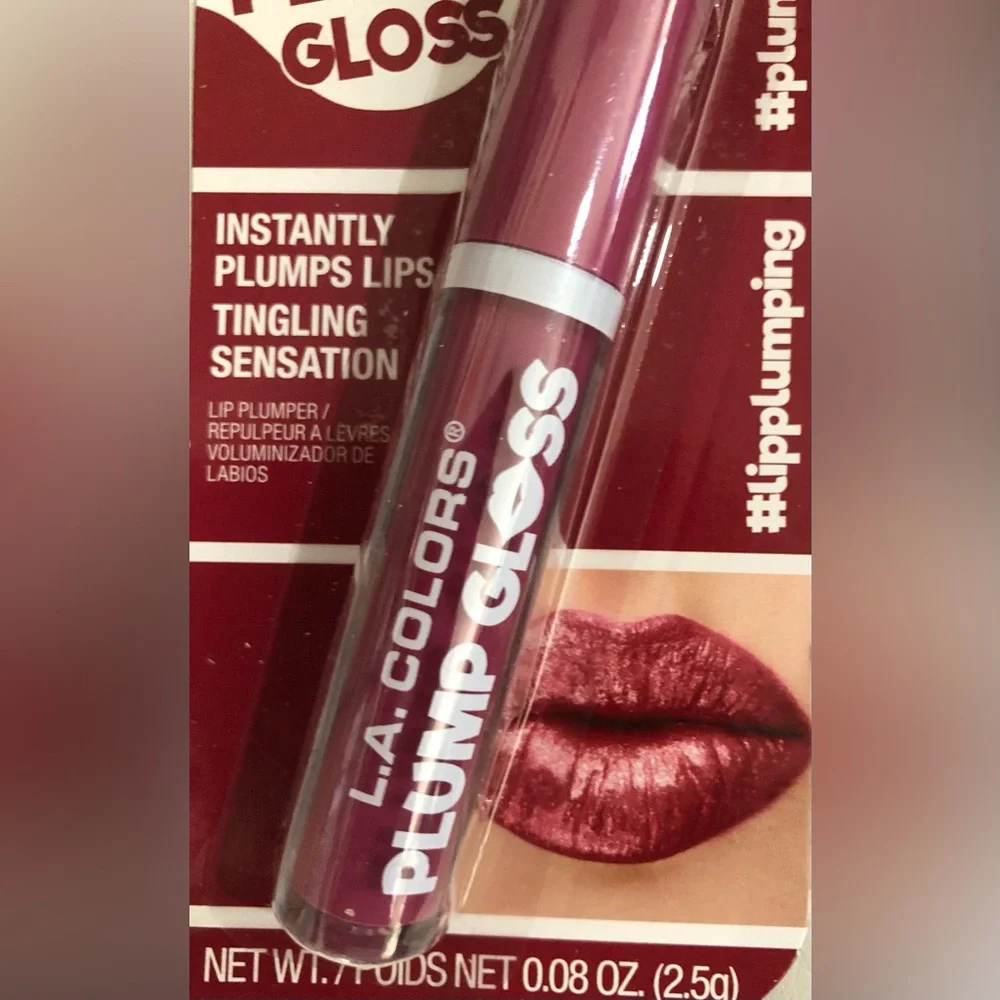 2pack shades of reds pinks & mauve lip plumping glossy moisturizing lipgloss‎
